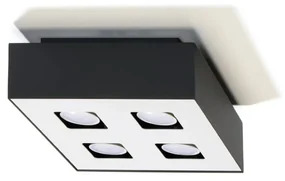 Plafon MONO 4 czarny SOLLUX  LIGHTING