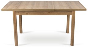 Stół Prostokątny Rozkładany SKUBI 120-160 cm Dąb Riviera Nowoczesny
