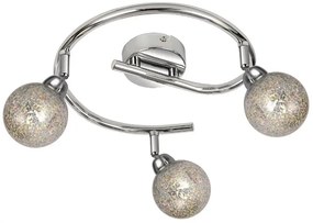 Lampa sufitowa z trzema kloszami na spirali - V093-Prozer