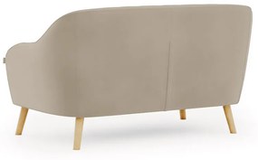 Beżowa 2-osobowa sofa CORANTI VELVET