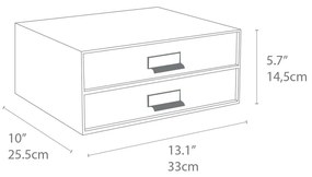 Kartonowy organizer z szufladkami Birger – Bigso Box of Sweden