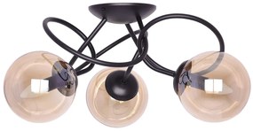 Lampa sufitowa z bursztynowymi kloszami - A206-Maltis