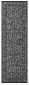 Czarno-biały chodnik odpowiedni na zewnątrz 80x250 cm Duet Kona – NORTHRUGS
