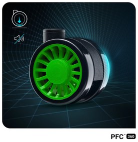 Fotel gamingowy Diablo X-One 2.0 Normal Size, czarno-zielony