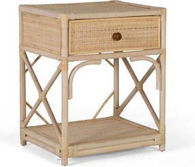 Table de nuit rotin naturel i chaleureux