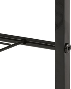 Półka na buty z 2 półkami, stare drewno