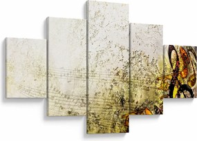 Obraz - Potęga muzyki (125x70 cm)