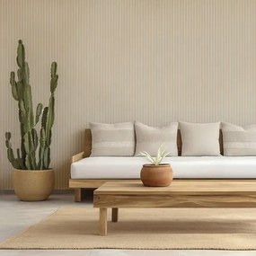 Beżowy ryfloway panel na ścianę i sufit F7-G71