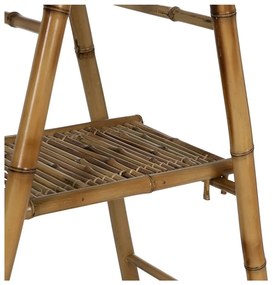 Bambusowy regał w naturalnym kolorze 78x165x40 cm Manali – Ixia