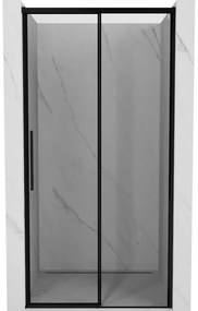 Mexen Rox drzwi prysznicowe rozsuwane prawe 100 cm, czarna ramka, czarne - 8C2-100-000-70-70-P