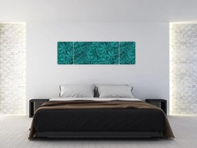 Obraz liści (170x50 cm)