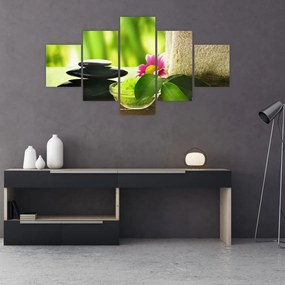 Obraz narzędzi do masażu (125x70 cm)