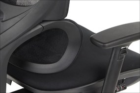 Fotel biurowy ERGONEW S1A czarny tkanina STEMA