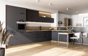 Kuchenna szafka modułowa dolna BELLA D-80/82 antracyt mat