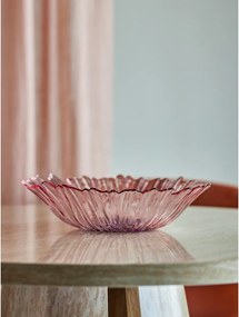 Jasnoróżowa szklana misa ø 31 cm Mariko – Bloomingville
