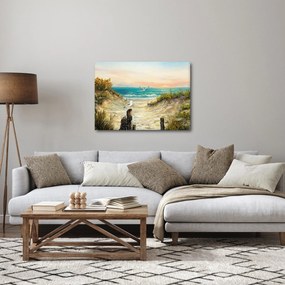 Obraz - Piaszczysta plaża (70x50 cm)
