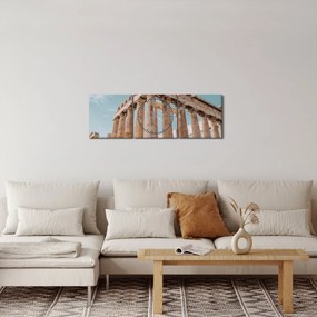 Obraz - Starożytny Akropol (z zegarem) (90x30 cm)