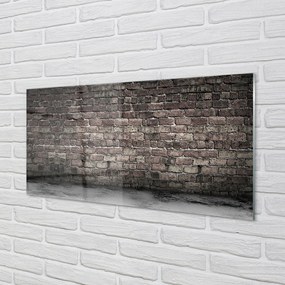 Szkło do Kuchni na Ścianę Rustykalny Akcent Ceglany