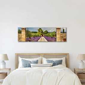 Obraz - Lawendowe ścieżki (170x50 cm)