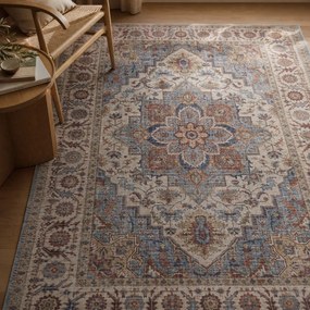 Czerwono-niebieski dywan Nouristan Anthea, 160x230 cm