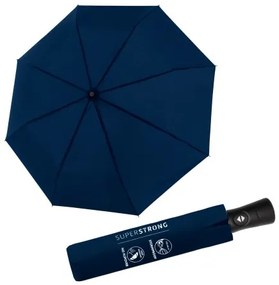 Fiber SUPERSTRONG - w pełni automatyczny parasol męski ciemnoniebieski