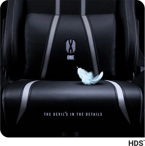 Fotel gamingowy Diablo X-One 2.0 Normal Size czarno-biały