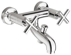 Sapho - Bateria wannowa AXIA, błyszczący chrom