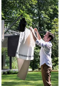 Antracytowa ogrodowa suszarka na pranie 50 m Topspinner – Brabantia