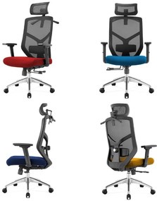 Ergonomiczny fotel do biura Rosa, zgodny z normą BHP