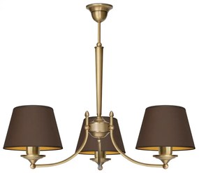 Klasyczny żyrandol z trzema abażurami YA-S3Am