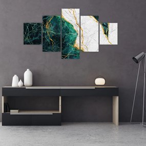 Obraz - Turkusowy marmur (125x70 cm)