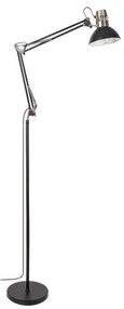 Rabalux 2196 - Lampa stojąca ARISTEO 1xE27/40W/230V czarna/chrom błyszczący