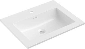 Mexen Otis umywalka wpuszczana w blat 61 x 46,5 cm, biała połysk - 25186000