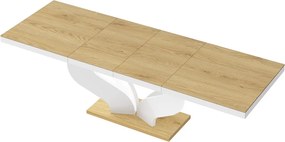 Rozkładany stół z dębowym dekorem na blacie Viva Hubertus