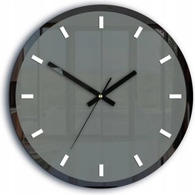 Zegar ścienny okrągły klasyczny z cichym mechanizmem na ścianę akrylowy