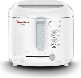 Frytownica Elektryczna Moulinex Uno AF203110 Biała 1kg Kompaktowa z Regulowanym Termostatem