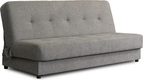 Sofa z Funkcją Spania ARUBA Wersalka Rozkładana Dwuosobowa Szara Nowoczesna do Salonu