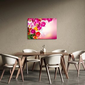 Obraz na szkle tulipanów (70x50 cm)