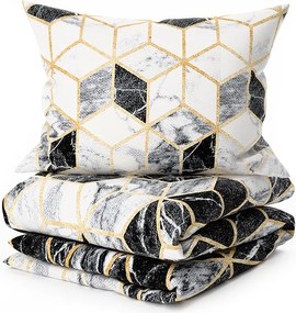 PrzytulneMieszkanie.pl PrzytulneMieszkanie.pl Bawełniana pościel ATHENA POLY czarna Rozmiar pościeli: 70 x 90 cm | 140 x 220 cm