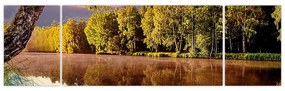 Obraz - Za rzeką (170x50 cm)
