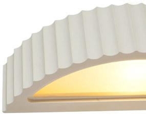 Skandynawska Lampa Ścienna Beżowa Organiczna - GipsSkandynawski Oswietlenie wewnetrzne