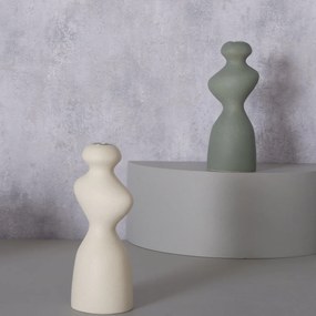 Świecznik ceramiczny o nieregularnym kształcie  MORANA, 22 cm