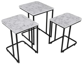 Stolik do odkładania Metal Zigon, 3 szt.