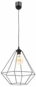 Lampa wisząca BREVITAS I czarna ELTAP