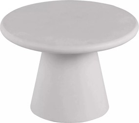 Stolik kawowy okrągły Clav 60 cm - jasny szary