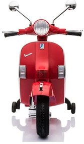 Skuter na akumulator vespa czerwony