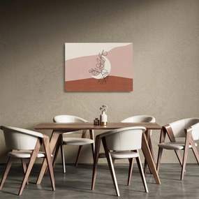 Obraz na szkle - Boho leaves N⁰2 (70x50 cm)