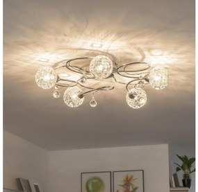 Eglo 32103 - LED Przysufitowy żyrandol VELAGO 5xG9/33W/230V błyszczący chrom