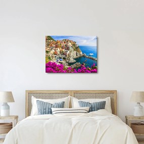 Obraz - Włoska wioska Manarola (70x50 cm)