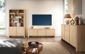 Nowoczesny regał do przechowywania dąb vicenza F4-Z48